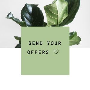 SEND YOUR OFFERS 🖤